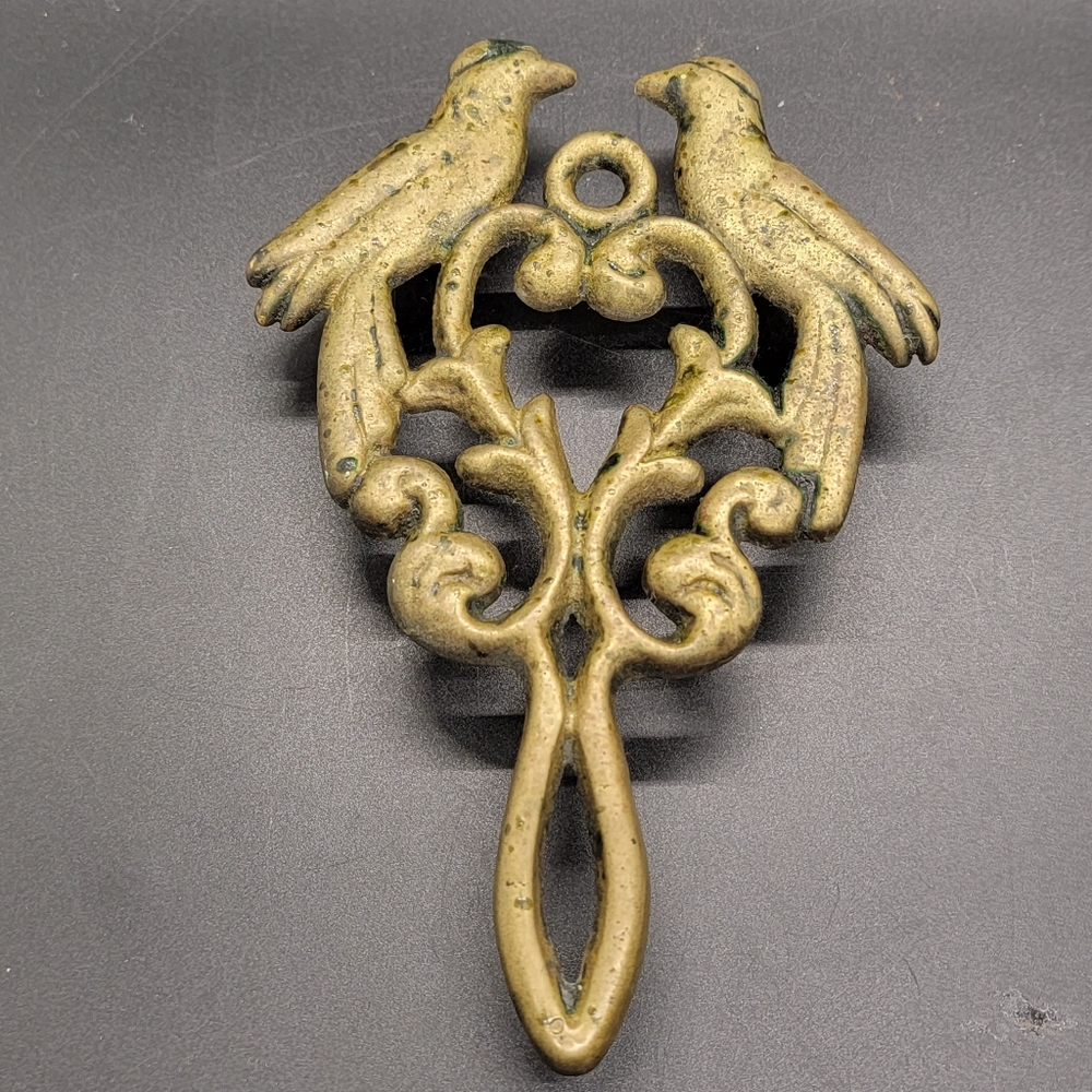 Vintage brass trivet